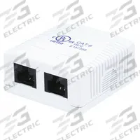 MONOPRICE Surface Mount Box: Keystone, Keystone Wall Mount, 2 Ports, White, Wall Mount, 7093. Key specifications — Brand: MONOPRICE; Color: White.