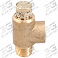WATTS Pressure Relief Valve: MNPT x FNPT, 1/2 in x 1/2 in, Brass, 175 psi Max. Op Pressure, 180°F (MPN 1/2 530-FP). Key specifications — Brand: WATTS.