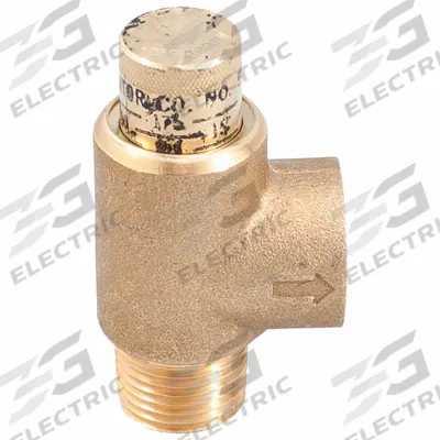 Watts Pressure Relief Valve: MNPT x FNPT, 1/2 in x 1/2 in, Brass, 175 psi Max. Op Pressure - Non-Code Air, Inert Gas & Liquids Pressure Relief Valves
