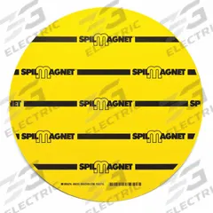BRADY SPC ABSORBENTS Drain Cover Seal: 12 in diameter, 12 in dia Max Drain Size, Black/Yellow (MPN 96229). Key specifications — Material: Vinyl; Brand: BRADY SPC ABSORBENTS.