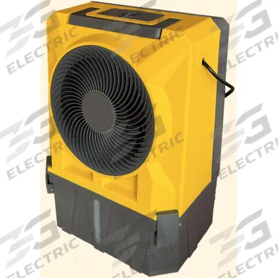 HESSAIRE Portable Evaporative Cooler: 300 sq ft – 400 sq ft, 5-15P, 110V AC - Portable Evaporative Coolers