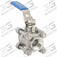 APPROVED VENDOR Manual Two-Way Ball Valve: 3/4 in, 316 Stainless Steel, Straight Valve Body, RPTFE (MPN G-S3P1K-75). Key specifications — Brand: APPROVED VENDOR; Handle: Locking Lever.