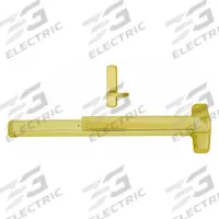 VON DUPRIN Exit Device: 3 ft Max Door Wd, Brass (MPN 99DT 3 US3). Key specifications — Product Type: Exit Device; Brand: VON DUPRIN; Exit Device Type: Rim; Outside Trim Type: Dummy Pull; Exit Bar Style: Touchbar; ADA Compliant: Yes.