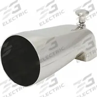 APPROVED VENDOR Diverter Spout: 1/2 in Connection Size, IPS Connection, 5 1/4 in Spout Reach (MPN 15080). Key specifications — Tub Spout Connection Type: IPS; Trim Finish: Brushed Nickel; Tub Spout Material: Zinc; Brand: APPROVED VENDOR.