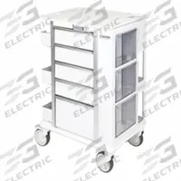 MARKETLAB Medical Procedure Cart: Aluminum, (2) Swivel/(2) Swivel with Brake, White, White (MPN 138760E). Key specifications — Material: Aluminum; Drawer Color: White; Brand: MARKETLAB; Caster/Wheel Configuration: (2) Swivel with Brake; Cabinet Color: White.