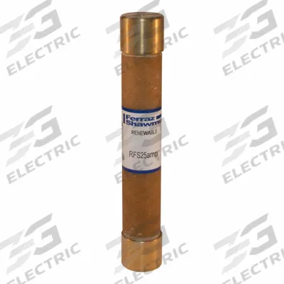 MERSEN Fuse: Class H, RFS Series, Fast-Acting, 25 A, 600 V AC - Fast-Acting Cylindrical Fuses