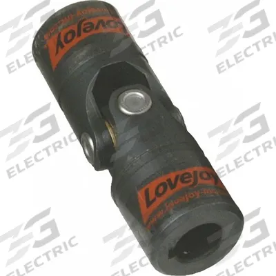 LOVEJOY Universal Joint: Carbon Steel, NB-8B, Round, 5/8 in Bore Dia, 3 3/4 in Overall Lg - High-Speed Universal Joints for Round Shafts