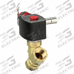 REDHAT Solenoid Valve: 2-Way, Normally Closed, 1/2 in Pipe Size, 110V AC/120V AC, High Flow (MPN EF8210G015). Key specifications — Pipe Size: 1/2 in; Voltage: 120V AC; Brand: REDHAT; Coil Enclosure: Watertight.