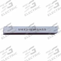 WESTWARD Lathe Tool Blank: High Speed Steel, Bright (Uncoated), 5/16 in Overall Wd, 15° Bevel Angle (MPN 4WZX7)