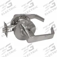 TELL MANUFACTURING Door Lever Lockset: Privacy Lever Locksets, Chrome (MPN L2040-8-26D). Key specifications — Ligature Resistance: Not Ligature-Resistant; Brand: TELL MANUFACTURING; Lockset Function ANSI Code: F76; Visual Indicator Message: No Message; Lockset Style: Rose; Finish: Satin Chromium-Plated.