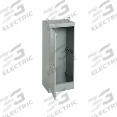 HOFFMAN Enclosure: Steel, 72 in x 36 in x 24 in, NEMA 12, Solid Cover, Hinged, Dust Tight (MPN A723624FSG). Key specifications — Brand: HOFFMAN; Closure Method: Keyed Handle; Knockouts: Not Included.