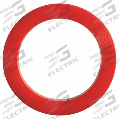 USA INDUSTRIALS Cam and Groove Gasket: 1 in For Coupling Size, Red, 1 9/16 in Outside Dia - Silicone Cam & Groove Gaskets