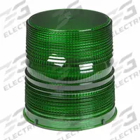 GROTE Replacement Lens: Round, Beacon Light, 6 in Ht - Vehicle Lighting, Polycarbonate, Green (MPN 98174). Key specifications — Material: Polycarbonate; Compatible Light Type: Beacon Light; Brand: GROTE.