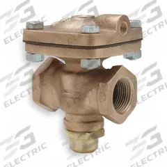 CASH VALVE Pneumatically Actuated Diaphragm Valve: 3/4 in, Bronze, 2-Way, NPTF x NPTF, Buna-N (MPN D53DWSOBB01-E1). Key specifications — Diaphragm Material: Buna-N; Connection Gender - Side 1: Female; Connection Gender - Side 2: Female; Connection Type - Side 2: NPTF; Brand: CASH VALVE; For Media: Air; Diaphragm Valve Type: 2-Way; Connection Type-Side 1: NPTF.