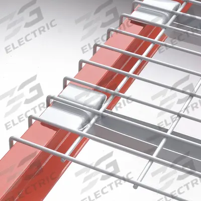 NASHVILLE WIRE Pallet Rack Decking: 58 in x 36 in, Waterfall, Flared Wire Decking - Flare-Channel Waterfall Wire Pallet Rack Decking