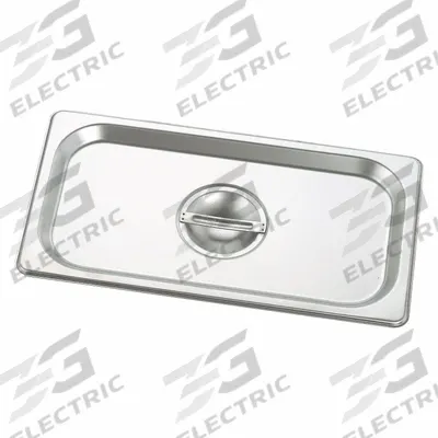 CRESTWARE Steam Table Inset Pan Cover: Half Size, NSF Certified - Steam Table Pan Covers