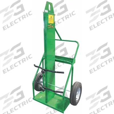 SAFTCART Cylinder Hand Truck: 1,000 lb, Side by Side, 2 Cylinder - Firewall Welding Cylinder Hand Trucks