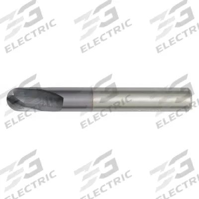 WIDIA HANITA Ball End Mill: Carbide, TiAlN Coated, 2 Flute, 5 mm Mill Dia, 5 mm LOC - Carbide Ball End Mills for Hardened Materials