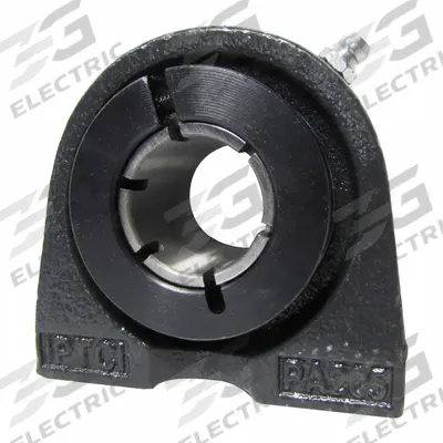 IPTCI BEARINGS Pillow Block Ball Bearing Mounted Units: 1 1/4 in Bore Dia, Cast Iron - General Purpose Tapped-Base Pillow Block Ball Bearings