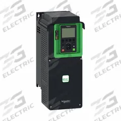 SCHNEIDER Variable Speed Drive: In Phase Three, 380-480V AC, Out Phase Three, 10 hp_7 1/2 hp, IP21 (MPN ATV630U75N4US). Key specifications — Style: Chassis; Color: Black/Green; Output Voltage: 380-480V AC; Output Phase: Three.