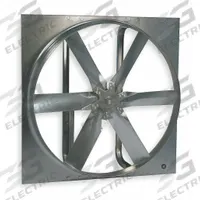 Exhaust Fan: 30 in Blade, For 7,096 cfm to 11,061 cfm Air Flow (Dependent on Motor) (MPN 1WDC1). Key specifications — Frame Finish: Zinc-Plated; Assembled: Unassembled; Brand: DAYTON; Frame Material: Steel; Guard Type: None; Method of Construction: Stamped; Guard Type_Subheads: Without Intake Guards.