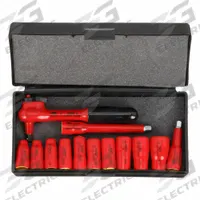 WIHA Socket Wrench Set: 1/4 in Drive Size, 13 Pieces, 3/16 in to 9/16 in Socket Size Range (MPN 31390). Key specifications — attr1204555: WIHA; attr1206530: 5-1/2 in Rounf Head Ratchet; attr1227475: 1/4 in; attr1204546: (10) 6-Point; attr1206529: 3/16 in to 9/16 in.