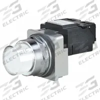 SIEMENS Pilot Light: 30 mm Panel Mounting Size, White, Incandescent, Class 52 Series (MPN 52PL4DB). Key specifications — Series: Class 52; Brand: SIEMENS; Includes Push-To-Test: No Push-To-Test Included.
