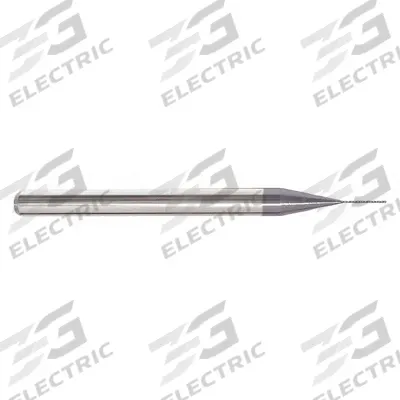 APPROVED VENDOR Ball End Mill: Carbide, AlTiN Coated, 4 Flute, 3/64" Mill Dia, 1/4" LOC - Pencil-Neck Carbide Ball End Mills