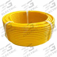 APPROVED VENDOR Tubing: Polyurethane, ID 4 mm, OD 6 mm, 100 ft Lg, Yellow (MPN 806FJ3). Key specifications — Hardness: Shore A 98; Maximum Operating Pressure: 180 psi @ 73 °F; Jacket Material: No Jacket; System of Measurement: Metric; Color: Yellow.