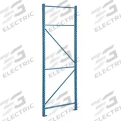 STEEL KING Upright Frame: Teardrop, 18 ft Overall Ht, 42 in x 3 in, Blue, Steel, 16 ga Upright Gauge (MPN RTFBP042216F01PB). Key specifications — Color: Blue; Brand: STEEL KING.
