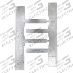 RACO Switch Box Support: Steel, Silver, 5.25 in Overall Wd, 0.02 in Overall Lg (MPN 977). Key specifications — Brand: RACO; Accessory Type: Switch Box Support; Color: Silver; Material: Steel.