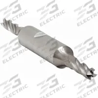 APPROVED VENDOR Square End Mill: Carbide, Double End, 2 Flute, 5/32" Mill Dia, 7/16" LOC, 3" OAL (MPN 237-001010)