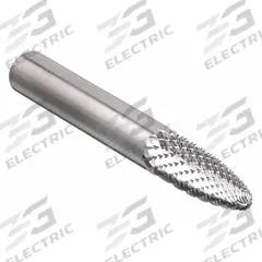 WIDIA Carbide Bur: Ball-Nosed Tree, SF-1, Double Cut, 1/4" x 5/8" Head, 1/4" Shank (MPN M41383). Key specifications — Trade Number: SF-1; Brand: WIDIA METAL REMOVAL.