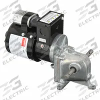 DAYTON AC Gearmotor: Right Angle, Dual Output Shafts, PSC, TENV, 1.5 RPM, 250 in-lb Max Torque (MPN 1LPZ3). Key specifications — Inverter Rated: No; Brand: DAYTON; Full Load Current: 1.2/0.63 A.