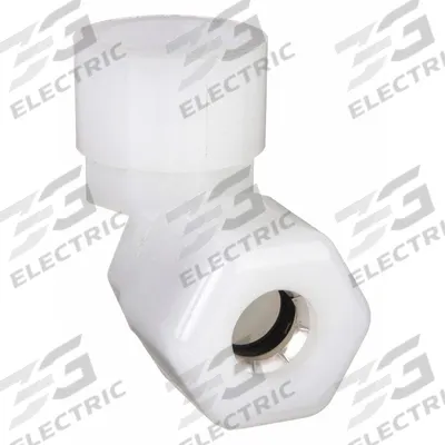 PARKER Compression Fitting Elbow: 3/8 in OD x 3/8 in Pipe Size, Compression x FNPTF - General Purpose Nylon Compression Fittings