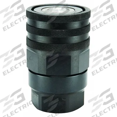 PARKER Hydraulic Quick Connect Hose Coupling: 1 1/2 in Coupling Size, Steel - Parker FET Series Hydraulic Quick-Connect Coupling Bodies