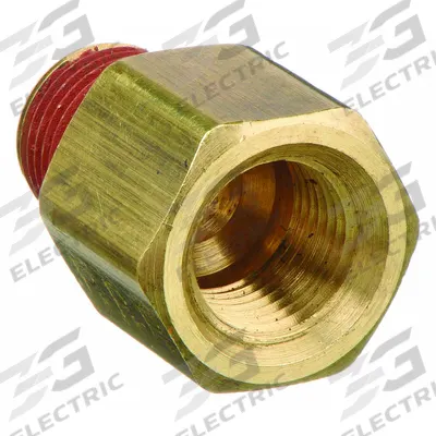 PARKER Metal Pipe Straight: Straight, 1/8 in x 1/8 in - Threaded High-Pressure Pipe Fittings with Sealant