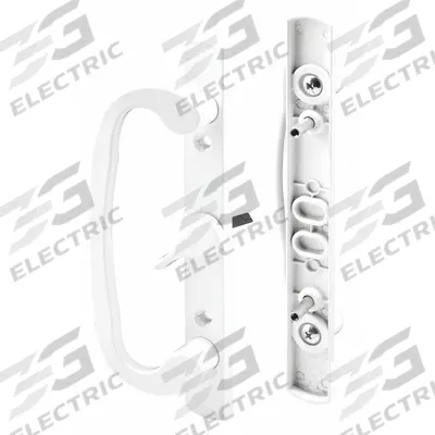 PRIME-LINE Sliding Door Lock: 1 3/4 in Lg, 1 3/4 in Wd - Recessed Handles for Sliding Doors