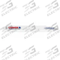 LENOX Reciprocating Saw Blade: 6 Teeth per Inch, 12 in Blade Lg, 0.06 in Blade Thick, 25 PK (MPN 20485B106R). Key specifications — attr1109198: 6; attr1109200: Rigid for Straight Cuts; attr1109201: Straight; attr1109209: LENOX.
