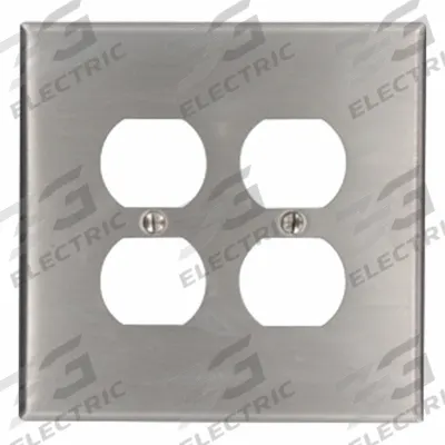 LEVITON Wall Plate: 2 Gang - General Purpose Wall Plates