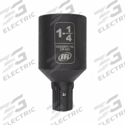INGERSOLL RAND Impact Socket: SAE, 1 1/4 in Socket Size, 6-Point, Deep - Insider & DXS Impact Sockets