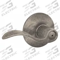 SCHLAGE Door Lockset: Privacy Lever Locksets, Nickel, ADA Compliant (MPN F40 ACC 621). Key specifications — Ligature Resistance: Not Ligature-Resistant; Brand: SCHLAGE; Lockset Function ANSI Code: F76; Visual Indicator Message: No Message; Lockset Style: Accent; ADA Compliant: Yes; Finish: Nickel-Plated, Blackened, Relieved, Clear Coated : Brass.