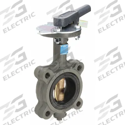 MILWAUKEE VALVE Butterfly Valve: 3 in Pipe Size, Concentric, 200 psi Max. Pressure (CWP) - Cast Iron General-Service Butterfly Valves