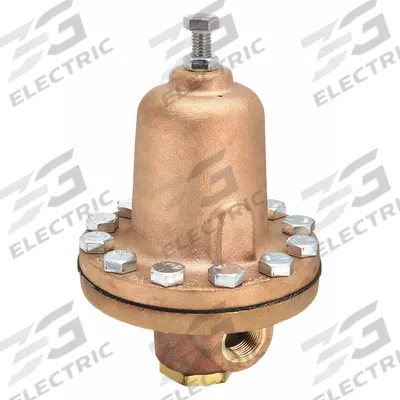 CASH VALVE Pressure Regulator: FNPT x FNPT, 3/4 in x 3/4 in, Bronze, 40 psi to 500 psi - Bronze General Purpose Pressure Regulators