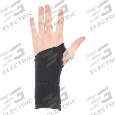 CONDOR Wrist Support: Ambidextrous, S Ergonomic Support Size, Black - CONDOR Double Strap Wrist Support