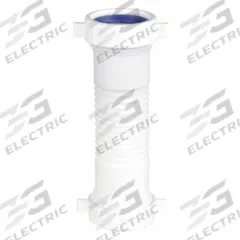 APPROVED VENDOR Flexible Coupler: Plastic, White, 1 1/2 in_1 1/4 in Nominal Pipe Size, Slip (MPN 1PPC9). Key specifications — Includes: Washers; Brand: APPROVED VENDOR; Material: Plastic; Connection Type: Slip.