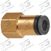 SUR&R Female Connector: NPT, Brass, 2 PK (MPN ABF220). Key specifications — Type: NPT; Material: Brass; Brand: SUR&R; Accessory Type: Connector; Fitting Gender: Female.