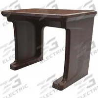 CORTECH Freestanding Desk: Brown, 29 in Overall Ht, 30 in Overall Wd, 24 in Overall Dp, Floor Mount (MPN 7607BN). Key specifications — Brand: CORTECH; Furniture Series: Endurance; Material: Polyethylene.