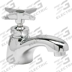 ZURN Low Arc Bathroom Faucet: AquaSpec®, Brass, Chrome Finish, 0.5 gpm Flow Rate, Single-Post, Arc (MPN Z82702-XL-3M). Key specifications — Includes: NPSM Coupling Nut; Brand: ZURN; Series: AquaSpec®.