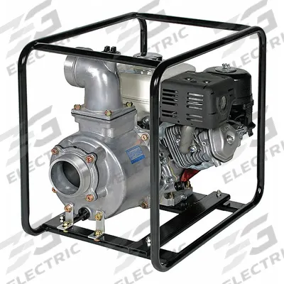 TSURUMI Engine Driven Pump: 8 hp, 4 in MNPT, 4 in MNPT, 387 gpm Flow Rate @ 20 Ft. of Head - Engine-Driven Water Pumps